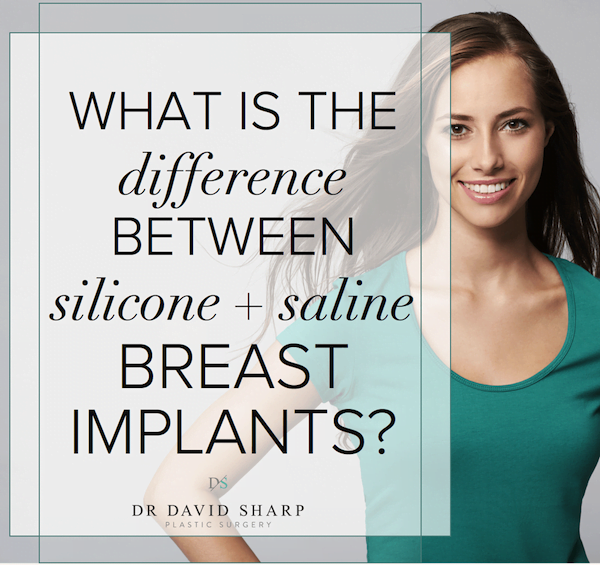 silicone or saline breast implants